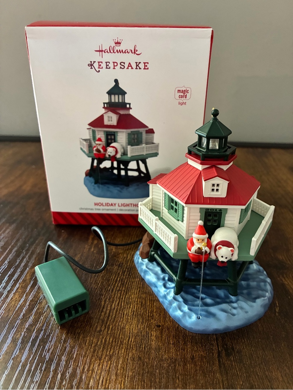Hallmark 2014 Keepsake Holiday Lighthouse Christmas Ornament NIB